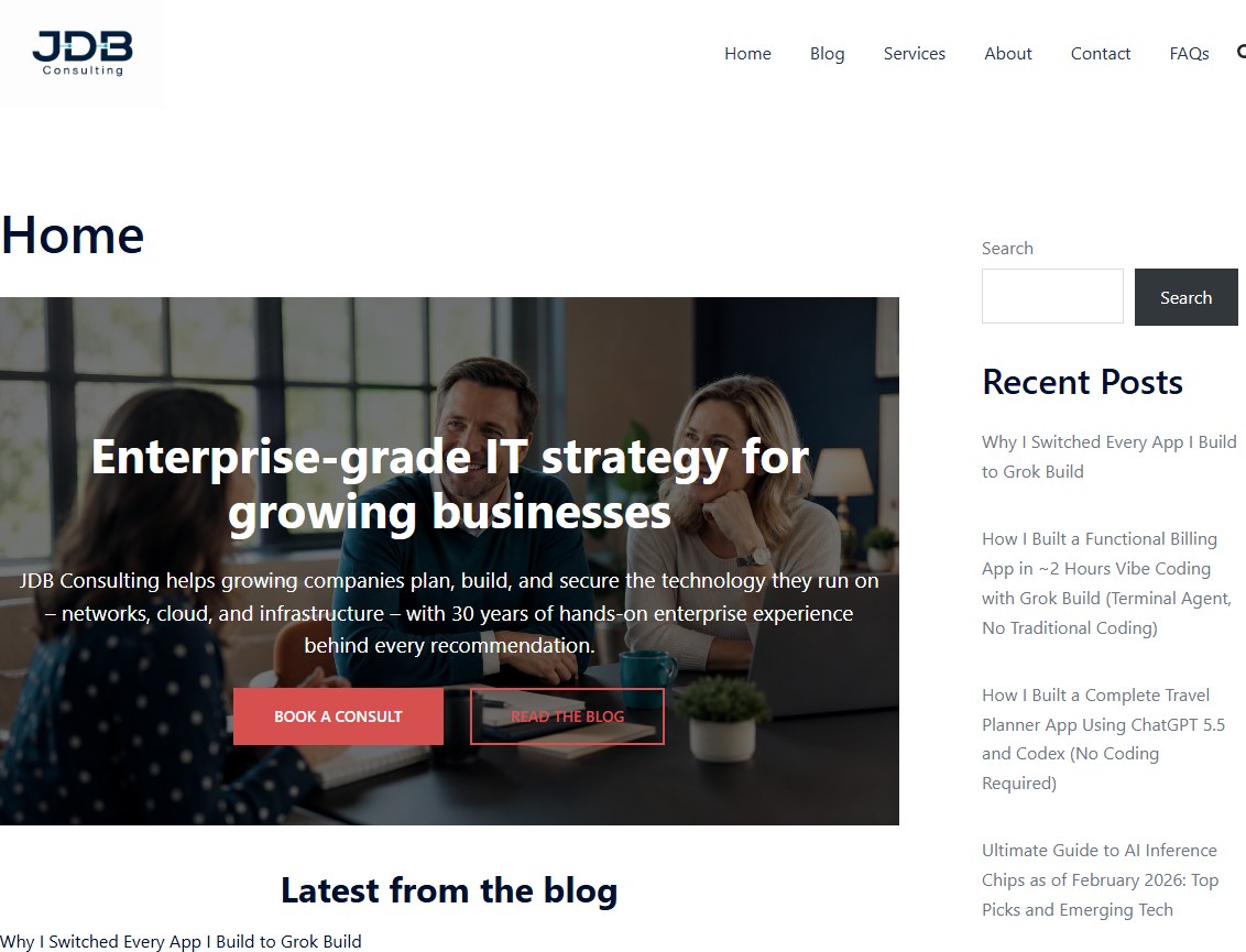 After: homepage