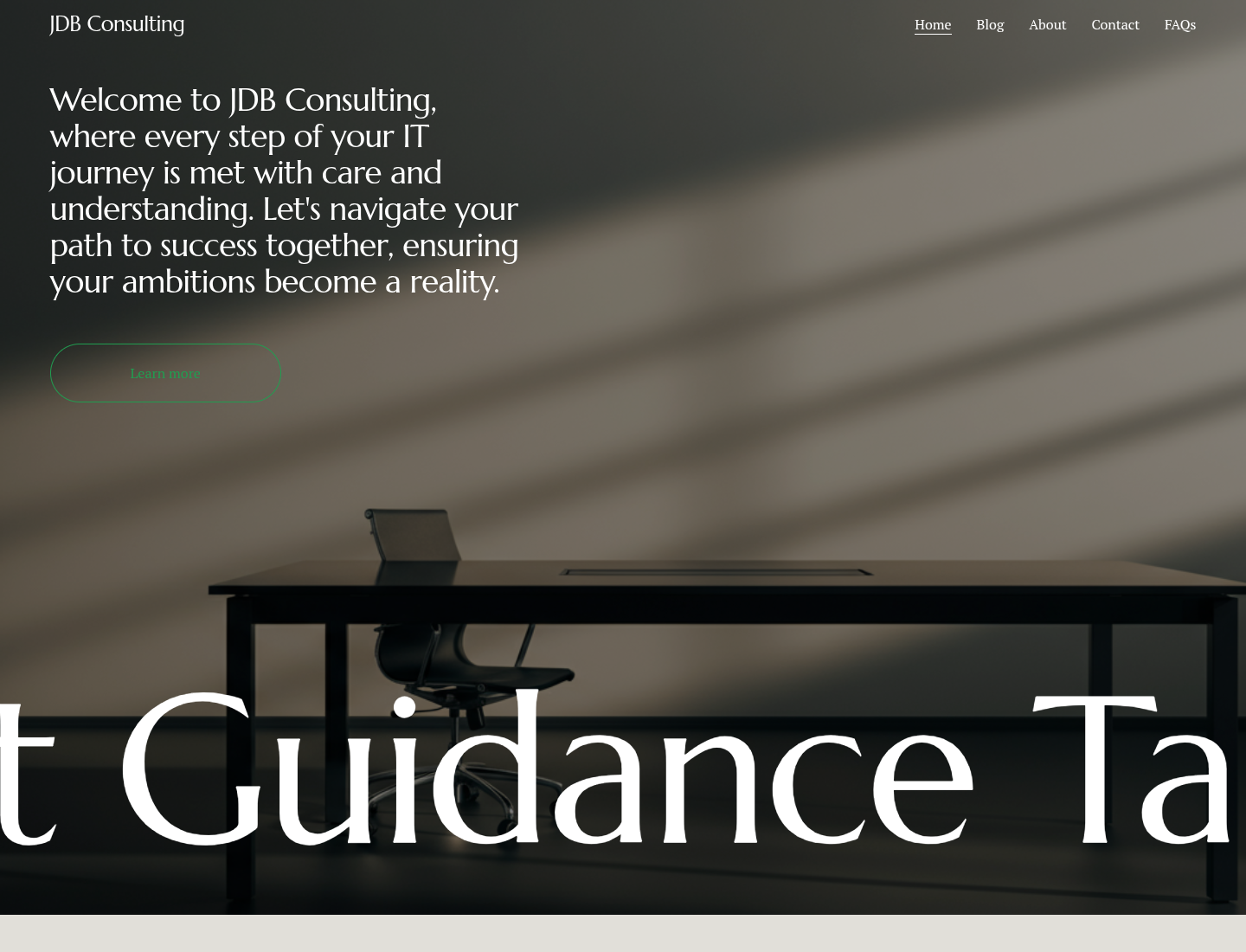 Before: homepage